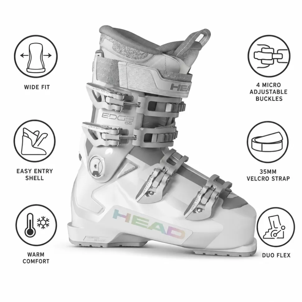 Scarponi da sci Head Edge 65 W Hv White