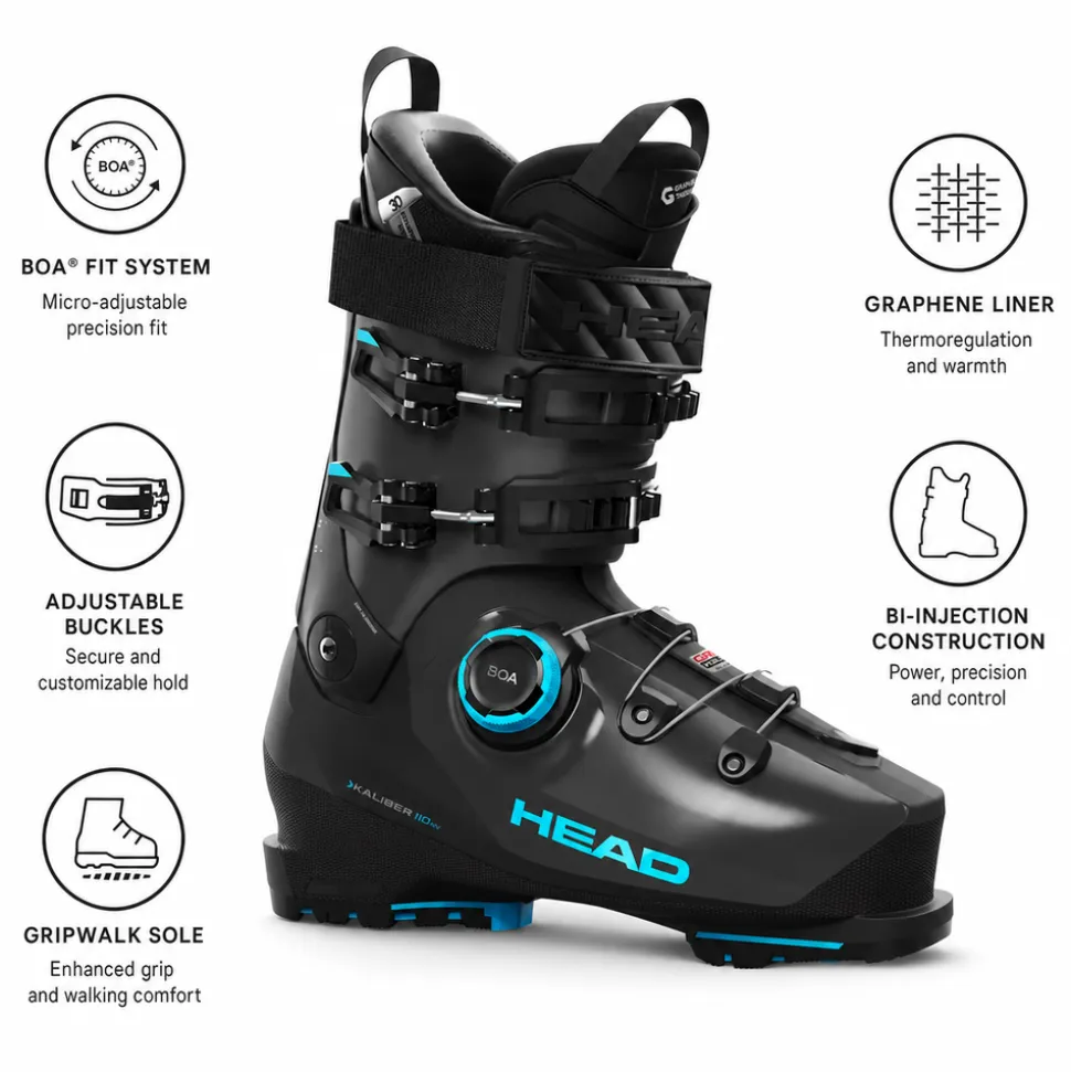 Scarponi da sci Head Kaliber 110 Mv Gw Boa Anthracite Speedblue