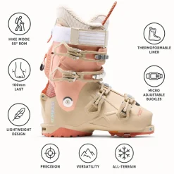 Scarponi da sci Rossignol Alltrack Pro 100 Lt W Gw Earth Peach