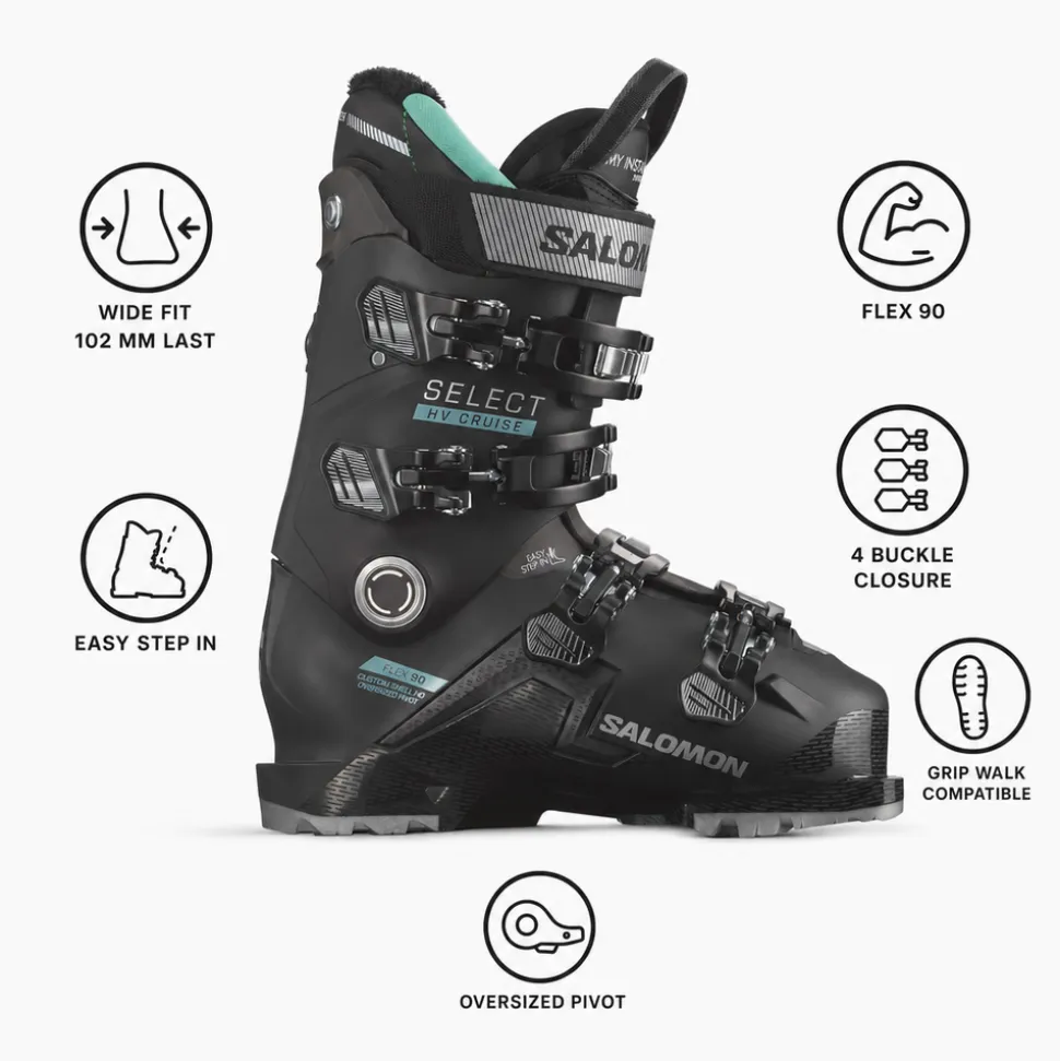 Scarponi da sci Salomon Select Hv 90 W Cruise Gw Black Beluga