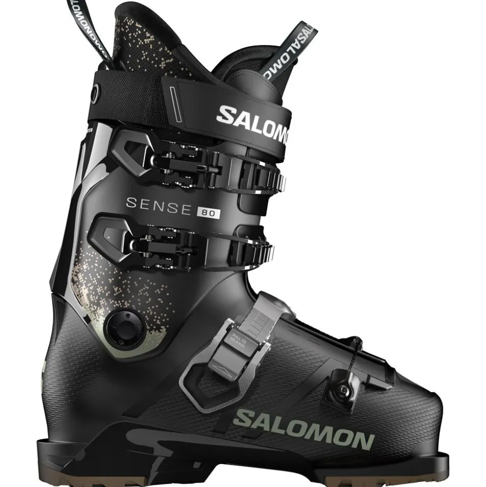 Scarponi da sci Salomon Sense 80 Gw Black Oil Green