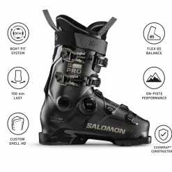Scarponi da sci Salomon S/Pro Supra Boa 85 W Black Light Bronze Metal