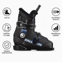 Scarponi da sci Salomon Team T2 Black Race Blue White