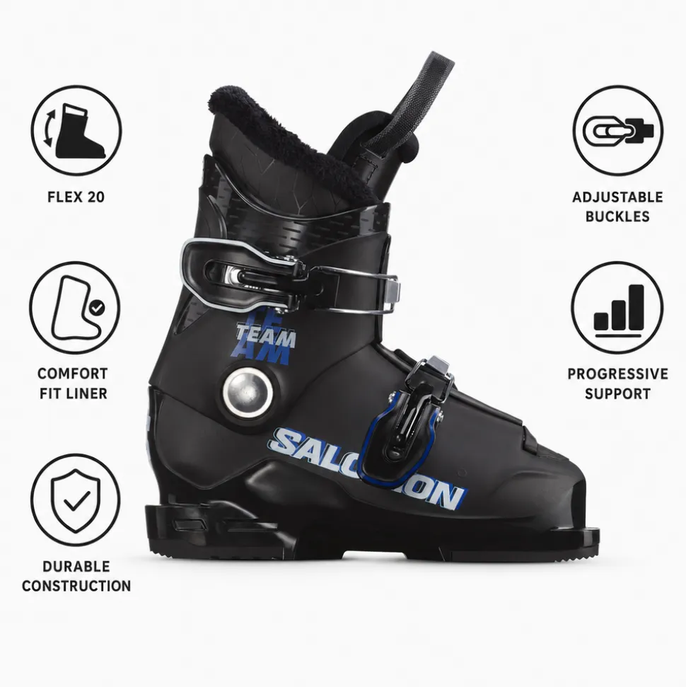 Scarponi da sci Salomon Team T2 Black Race Blue White