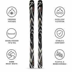 Set sci alpino Qst 94 Black + att