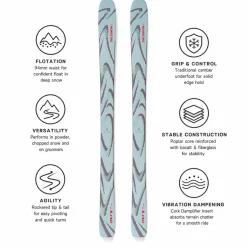 Set sci alpino Qst 94 Iced Aqua + att