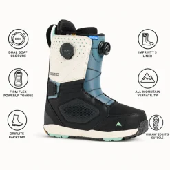 Stivali Burton Photon Boa Black / Multi