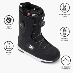 Stivali DC Phase Boa Pro Black White