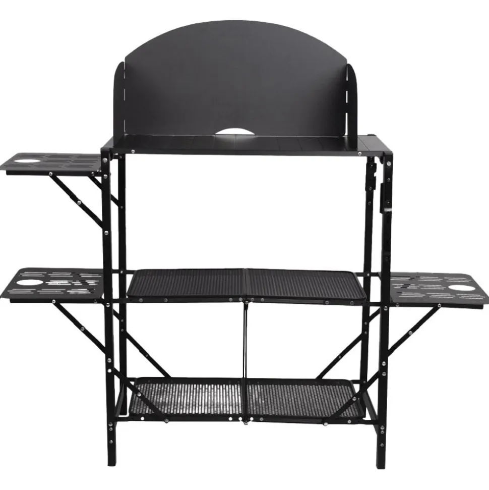Tavole Kampa Slimchef Stand Kitchen Black