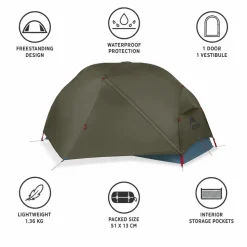 Tende MSR Hubba Hubba Hd 1P Green