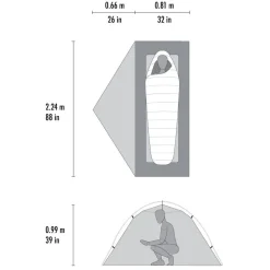 Tende MSR Hubba Hubba Lt 1P Green