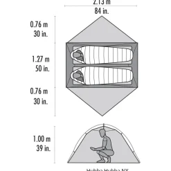 Tende MSR Hubba Hubba Nx Gray