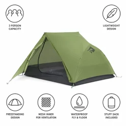 Tende Sea To Summit Telos Tr3 Green