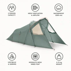 Tende Vaude Allround Chapel Xt 2P Agave