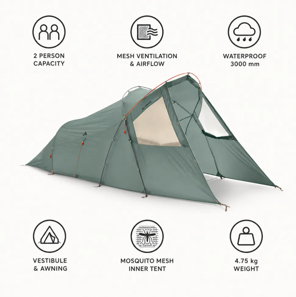 Tende Vaude Allround Chapel Xt 2P Agave