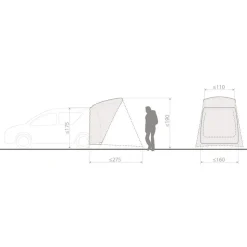 Tende Vaude Drive Trunk Linen