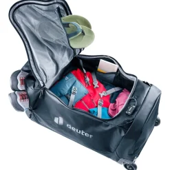 Valigia Deuter Duffel Pro Roller 90 Black