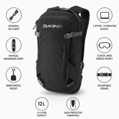Zaino Dakine Heli Pack 12L Black