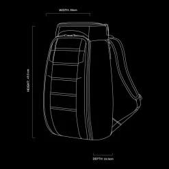 Zaino Db Hugger Backpack 25L Black Out