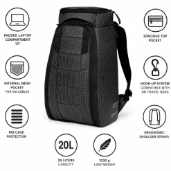 Zaino Db Hugger Backpack 20L Reflective Black