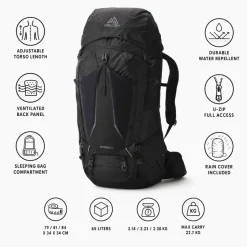 Zaino Gregory Baltoro 65 Shadow Pine Black