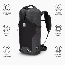 Zaino Millet Mixt 25+5 Black