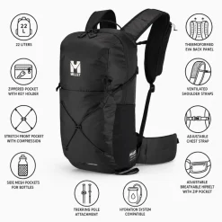 Zaino Millet Seneca Lt 22 Black