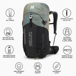 Zaino Millet Ubic 30L E-Black Sand