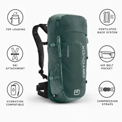 Zaino Ortovox Traverse 28 S Glacier Grey
