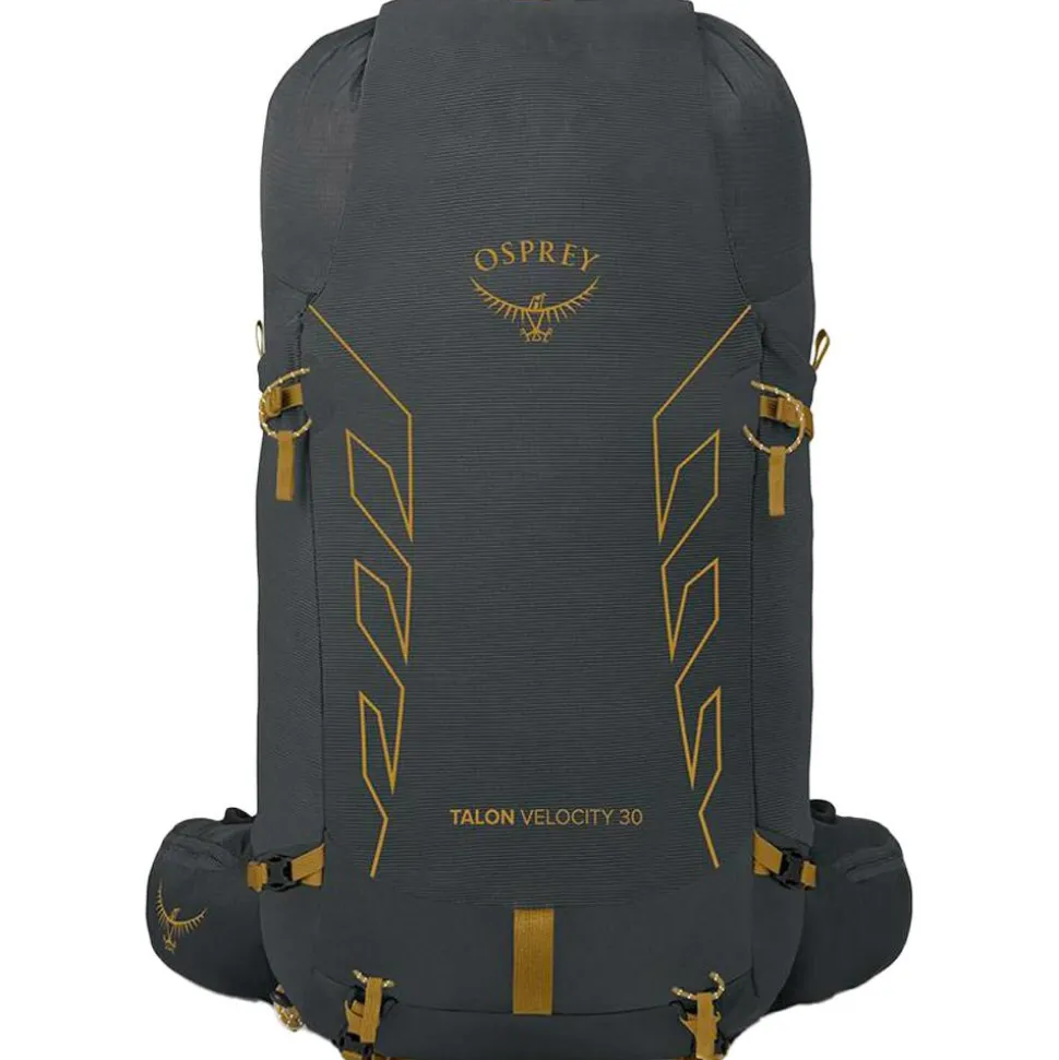 Zaino Osprey Talon Velocity 30 Dark Charcoal Tumbleweed Yellow